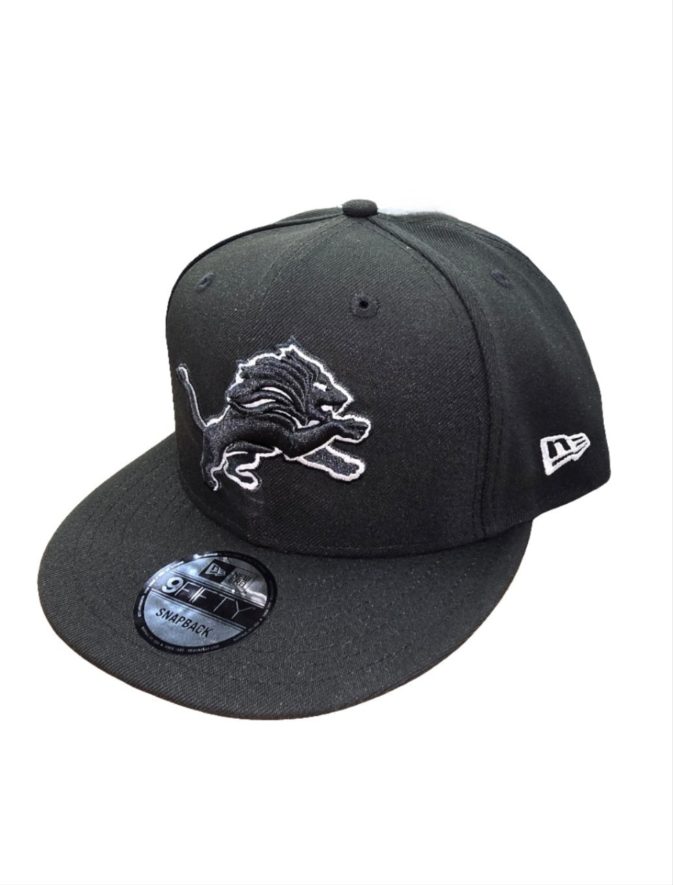 Detroit Lions Black New Era 9Fifty Snapback