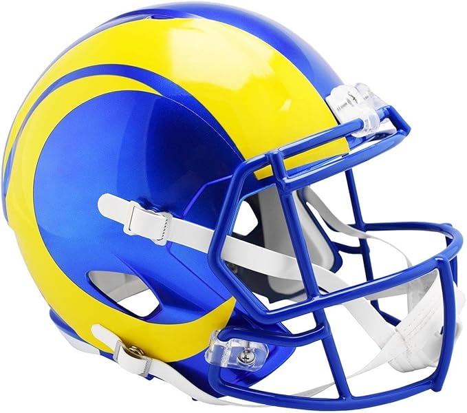 LA Rams Riddell FULL SIZE replica speed helmet