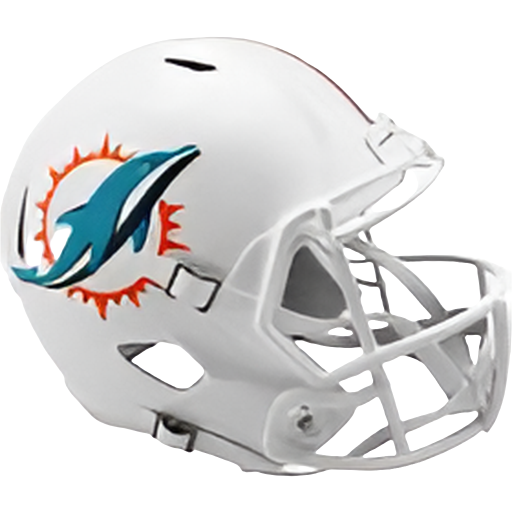 Miami Dolphins Riddell FULL SIZE Speed Replica Football Helmet