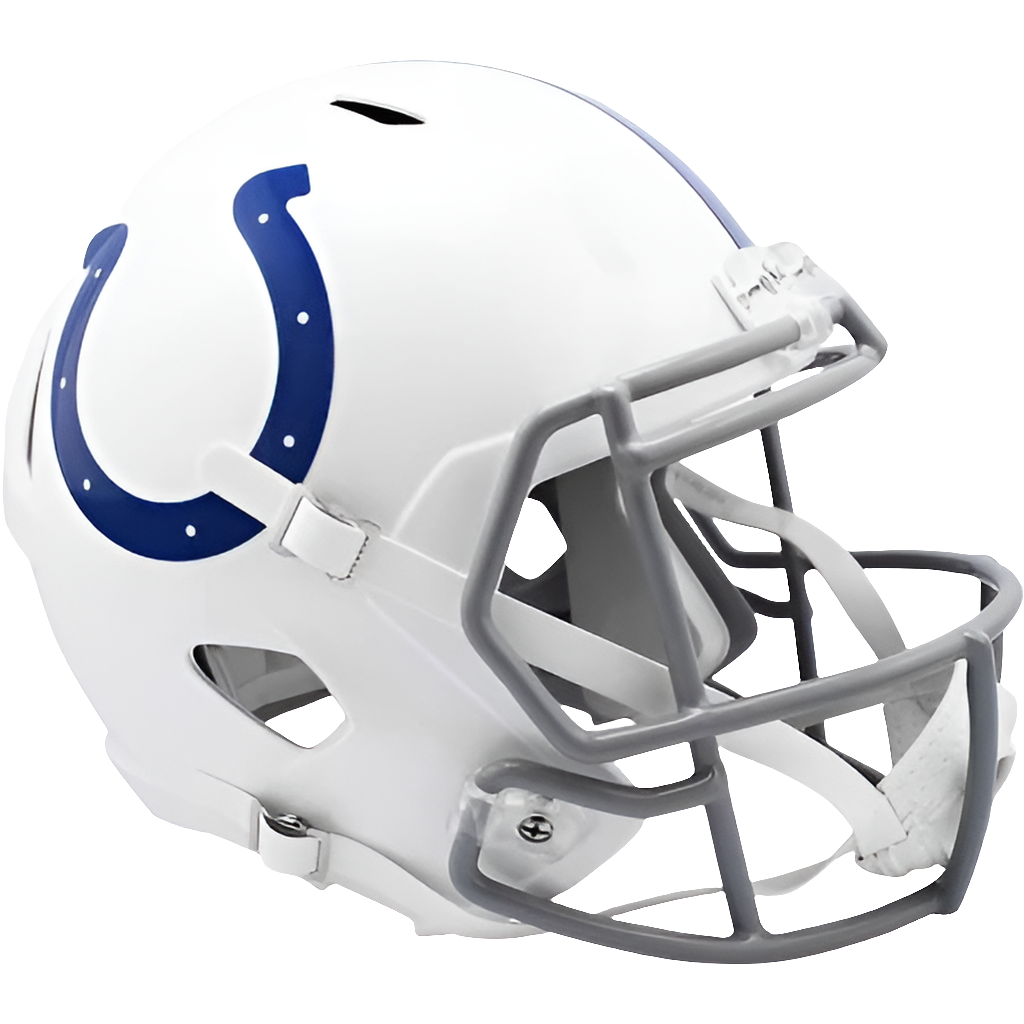 Indianapolis Colts Riddell FULL SIZE replica speed helmet