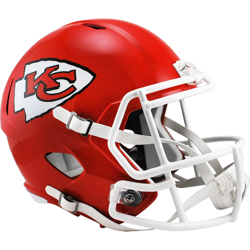 Kansas City Chiefs Riddell FULL SIZE replica speed helmet