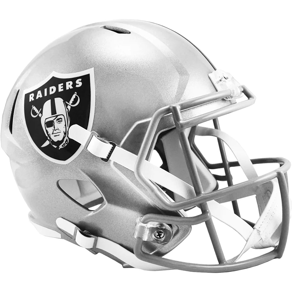 Las Vegas Raiders Riddell FULL SIZE replica speed helmet