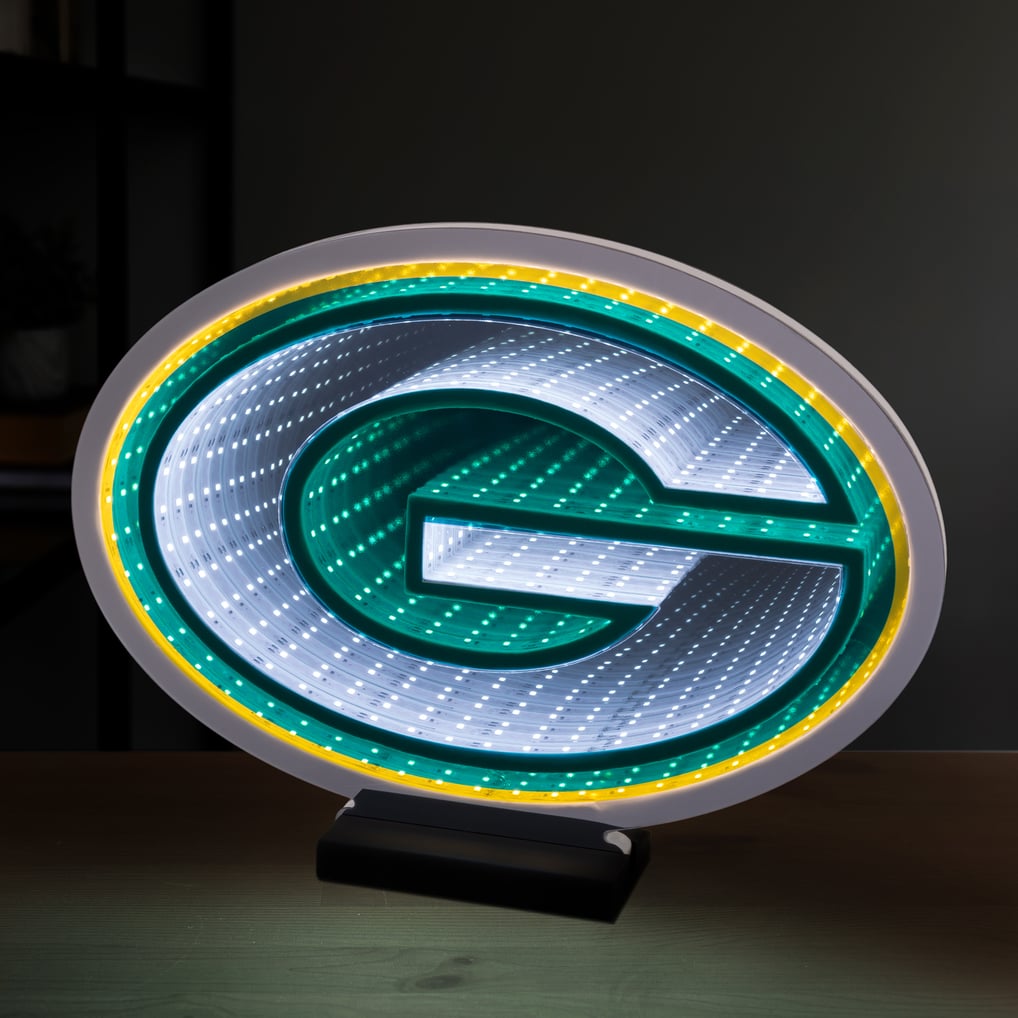 Green Bay Packers LED Infinity Logo Light (Copy)