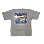 Milwaukee Brewers Stadium Mitchell & Ness shirt- charcoal