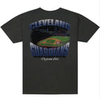 Cleveland Guardians Stadium Mitchell & Ness shirt- charcoal