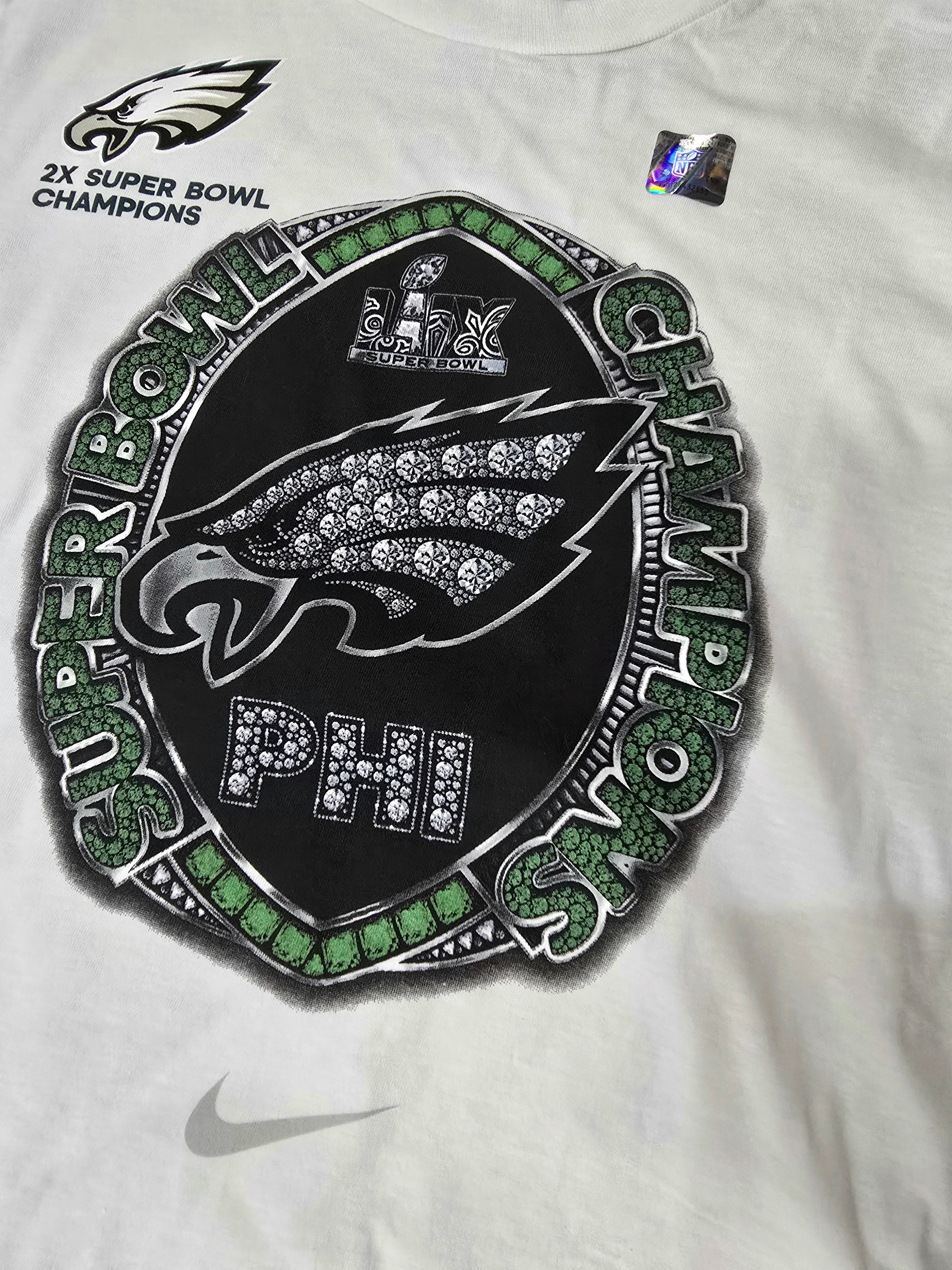Philadelphia Eagles kids Nike 2x Super Bowl championship t-shirt