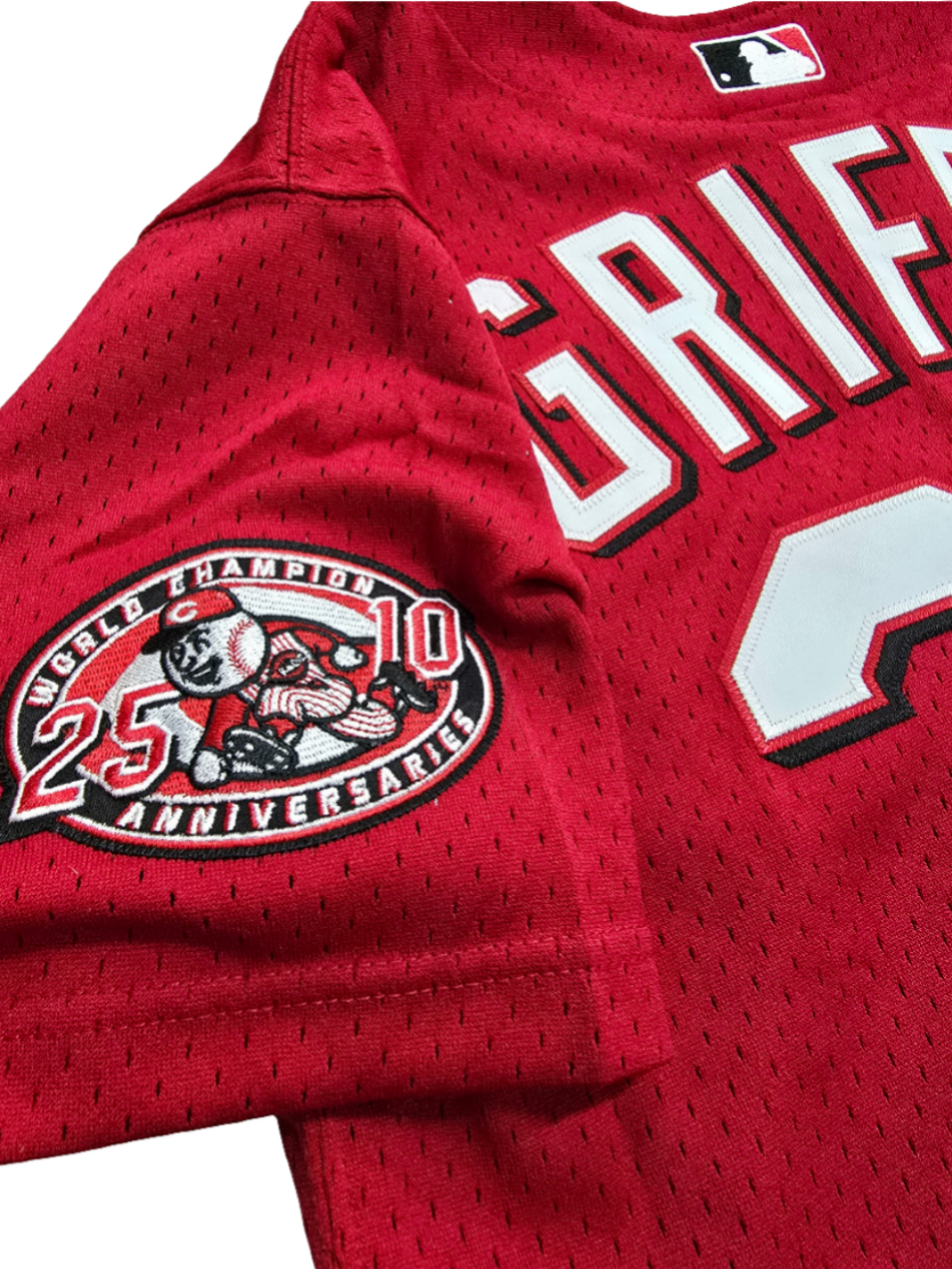 Cincinnati Reds Ken Griffey Jr Mitchell & Ness authentic BP jersey
