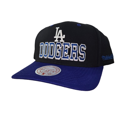Los Angeles Dodgers Mitchell & Ness Script Snapback