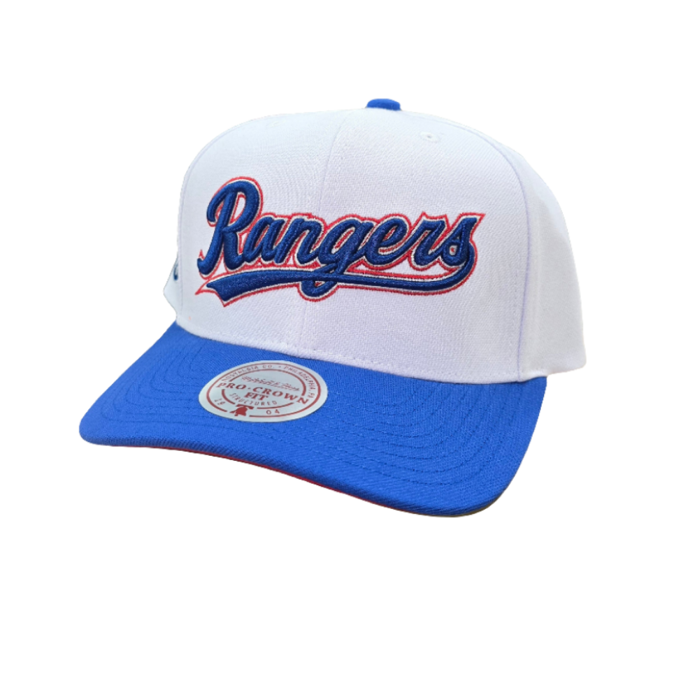 Texas Rangers Mitchell & Ness Pro Crown fit Snapback