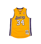 LA Lakers kids Shaquille O'neal Mitchell & Ness Swingman jersey