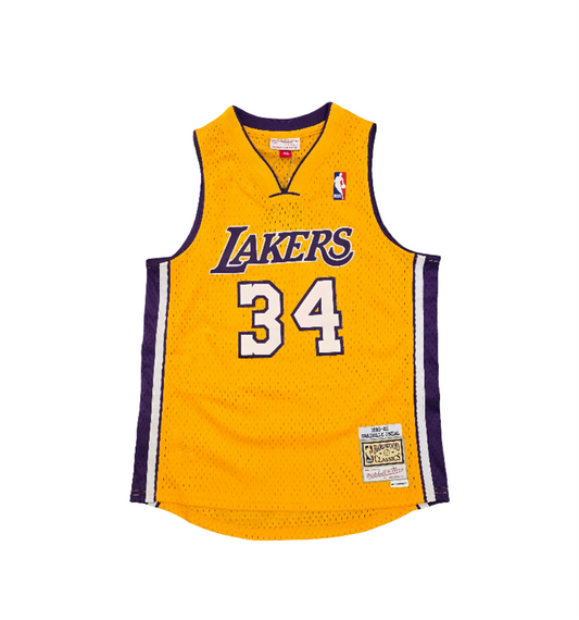 LA Lakers kids Shaquille O'neal Mitchell & Ness Swingman jersey