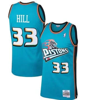 Detroit Pistons Kids Mitchell & Ness Grant Hill - teal