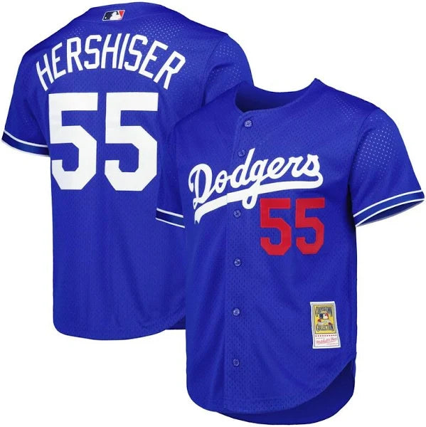 Los Angeles Dodgers Earl Hershiser Mitchell & Ness BP jersey