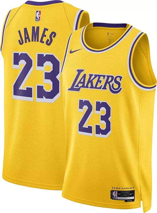 LA Lakers Kids Nike Lebron James gold