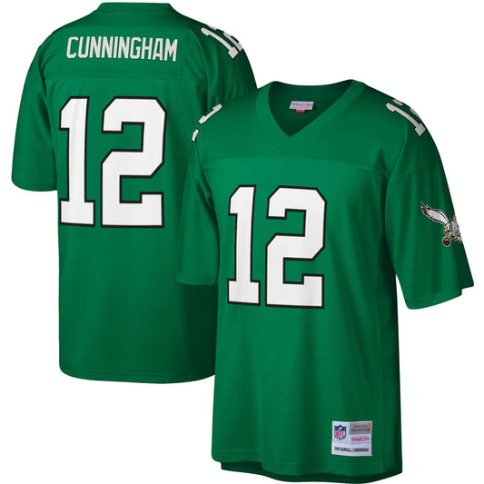 Philadelphia Eagles Randall Cunningham Mitchell & Ness  Legacy Jersey - Kelly Green