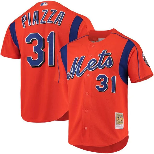 New York Mets Mike Piazza  Mitchell & Ness Cooperstown Collection BP jersey