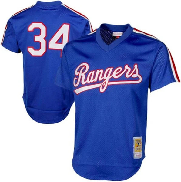 Texas Rangers Nolan Ryan Mitchell & Ness BP jersey