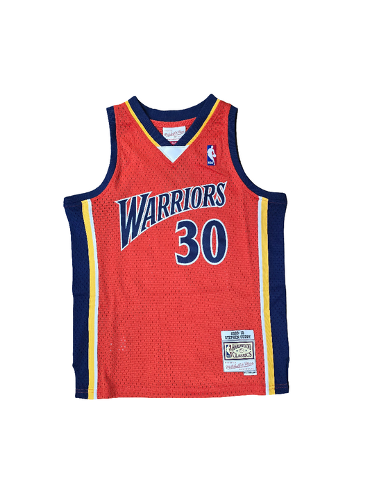 Golden State Kids Warriors Steph Curry Mitchell & Ness Swingman jersey