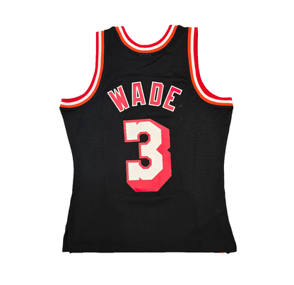 Miami Heat Kids Dwayne Wade Black 2013/14 Alternate Mitchell & Ness Swingman jersey
