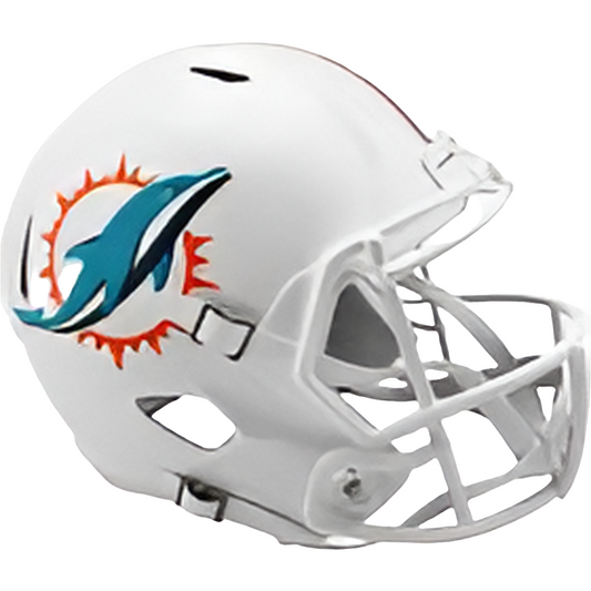 Miami Dolphins FULL SIZE Speed Replica Football Helmet