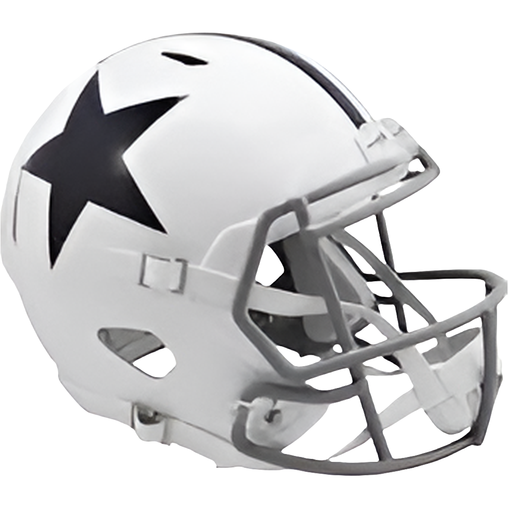 Dallas Cowboys 1960 to 1963 FULL SIZE Speed Replica Throwback Helmet