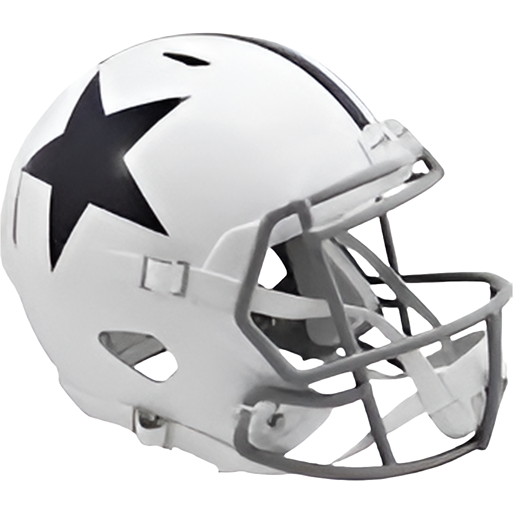 Dallas Cowboys 1960 to 1963 Riddell FULL SIZE Speed Replica Throwback Helmet