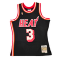 Miami Heat Kids Dwayne Wade Black 2013/14 Alternate Mitchell & Ness Swingman jersey