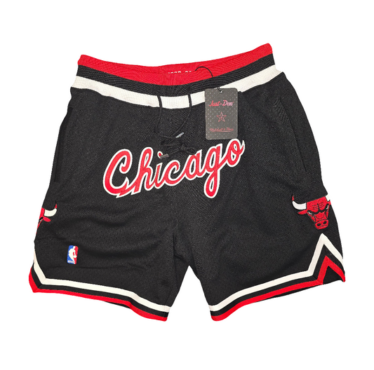 Chicago Bulls Just Don Premium Shorts- black