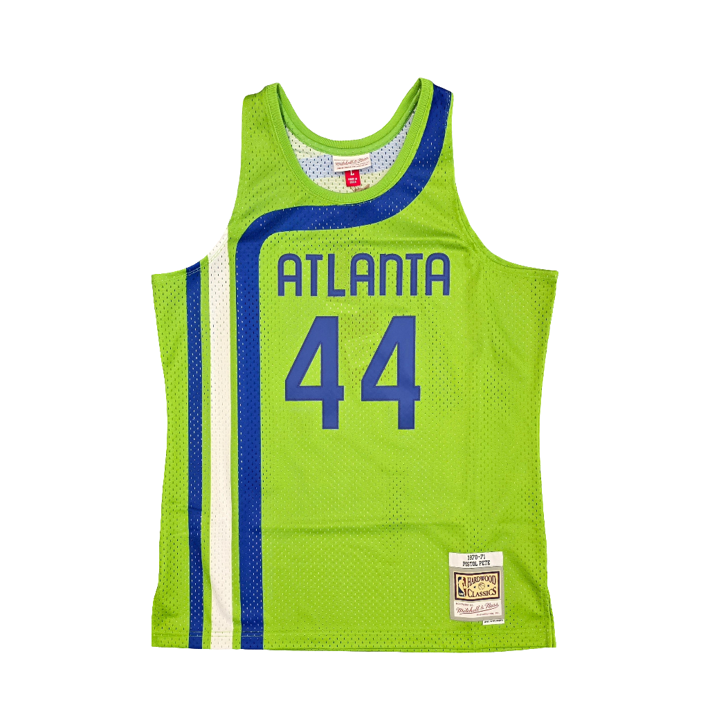 Atlanta Hawks "Pistol" Pete Maravich Mitchell & Ness Swingman jersey - green