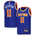 New York Knicks Kids Jalen Brunson Nike Swingman jersey- Icon Edition