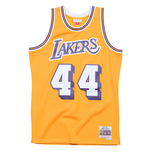 LA Lakers Jerry West 71-72 Mitchell & Ness Swingman jersey