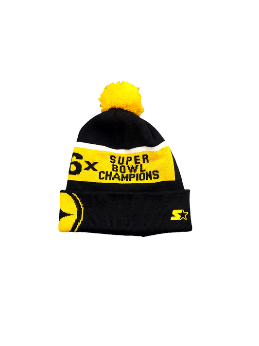 Pittsburgh Steelers 6x Super Bowl Starter beanie