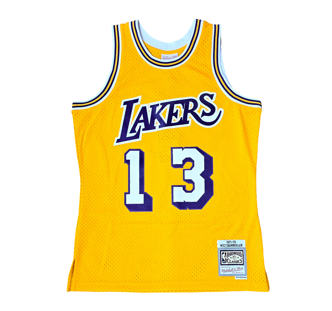 LA Lakers Wilt Chamberlin Mitchell & Ness Swingman jersey