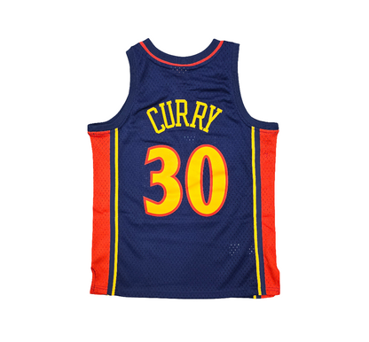 Golden State Warriors Kids Steph Curry Mitchell & Ness Swingman jersey