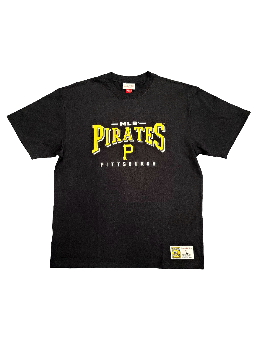 Pittsburgh Pirates Mitchell & Ness Vintage Logo Tee