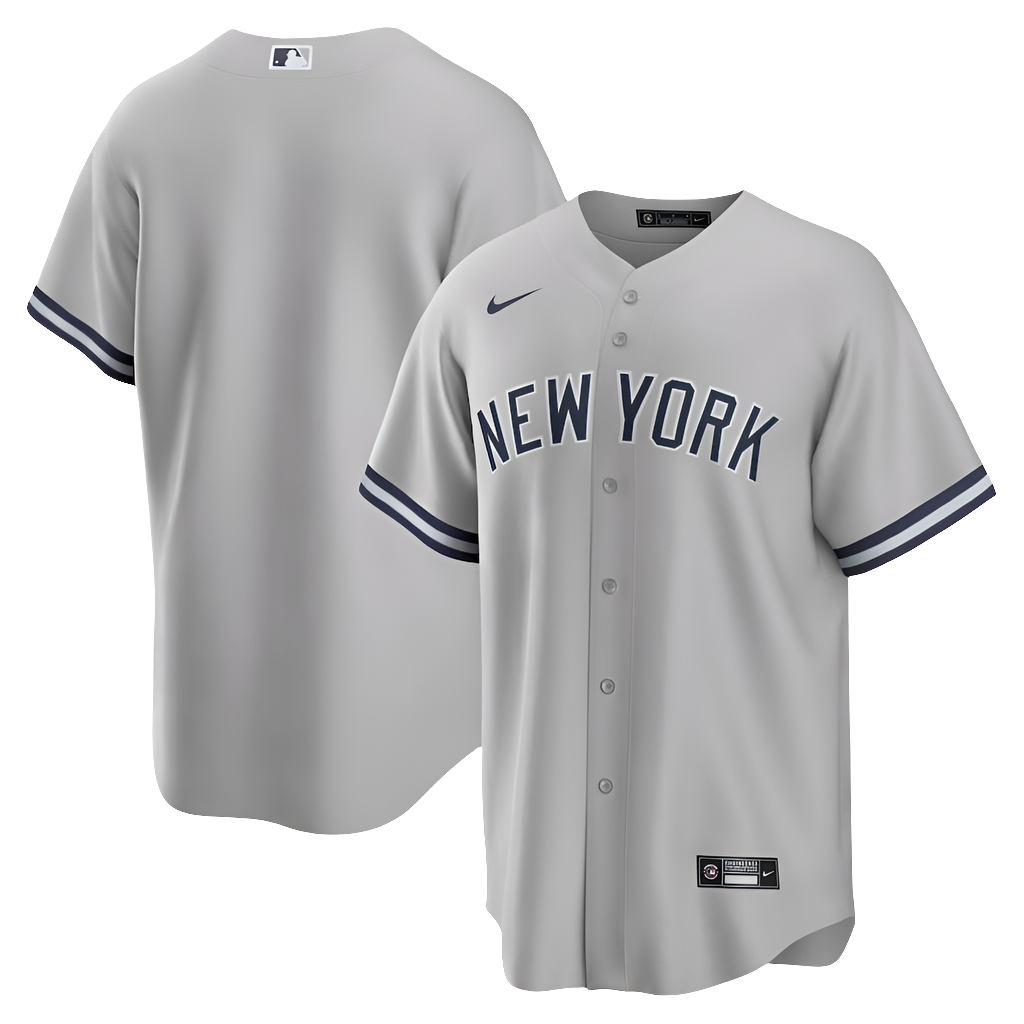 New York Yankees Nike Away jersey- Grey