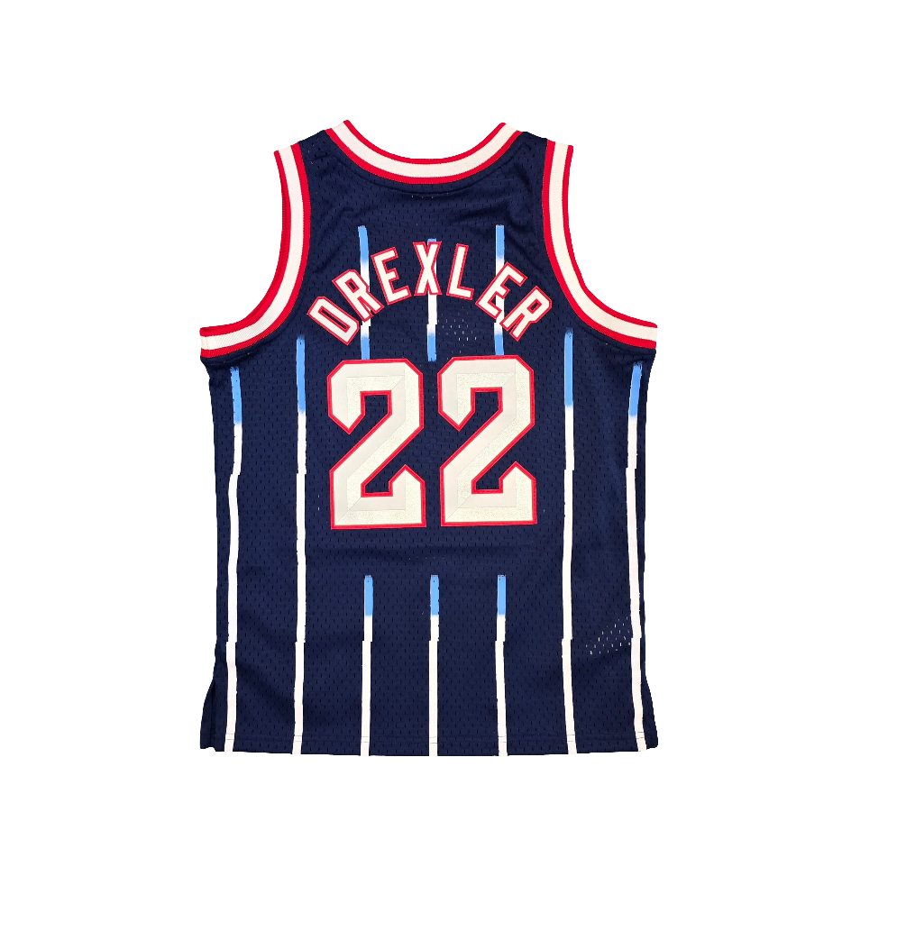 Houston Rockets Kids Clyde Drexler Mitchell & Ness Swingman jersey