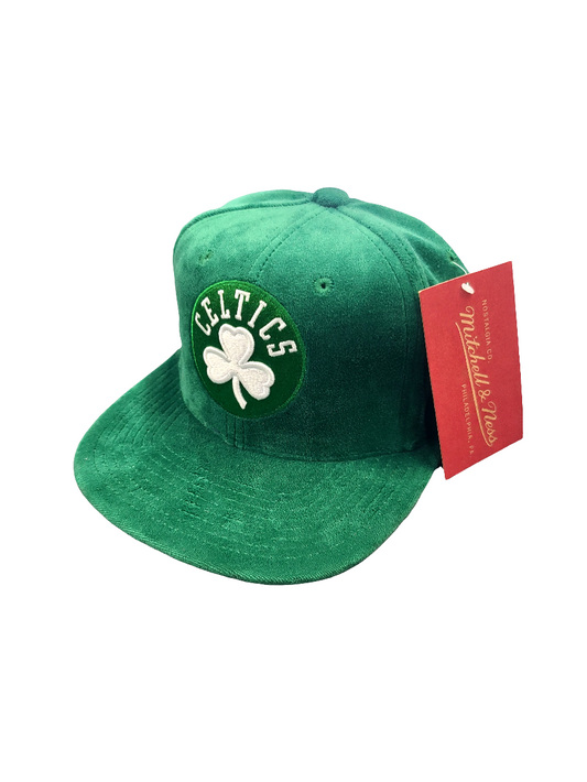 Boston Celtics Mitchell & Ness Velour Snapback