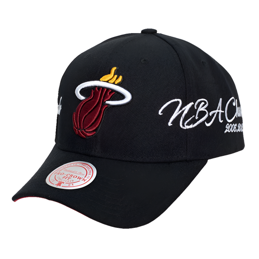 Miami Heat Mitchell & Ness NBA Champ snapback