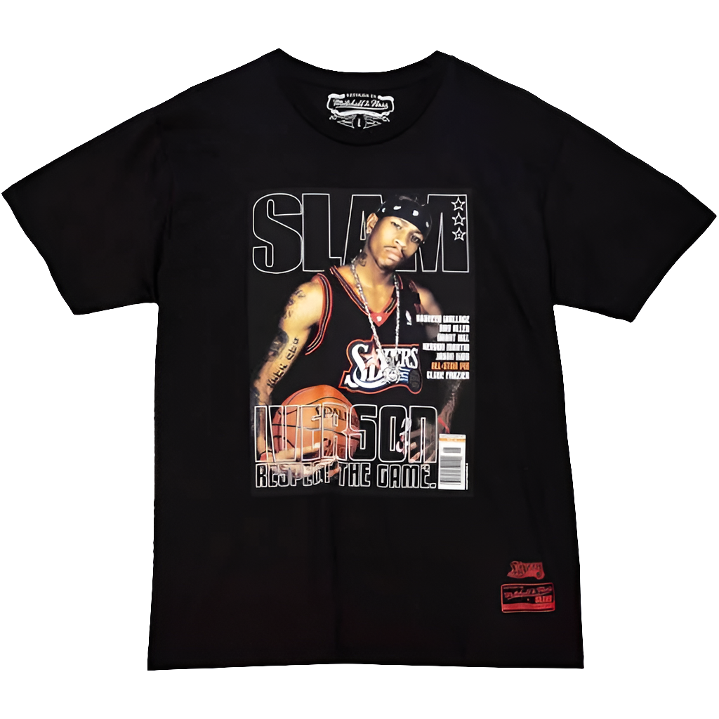 Philadelphia 76ers Allen Iverson Mitchel & Ness Slam t-shirt