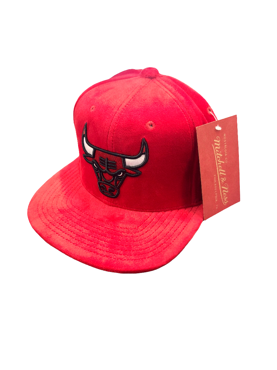 Chicago Bulls Mitchell & Ness Velour Snapback