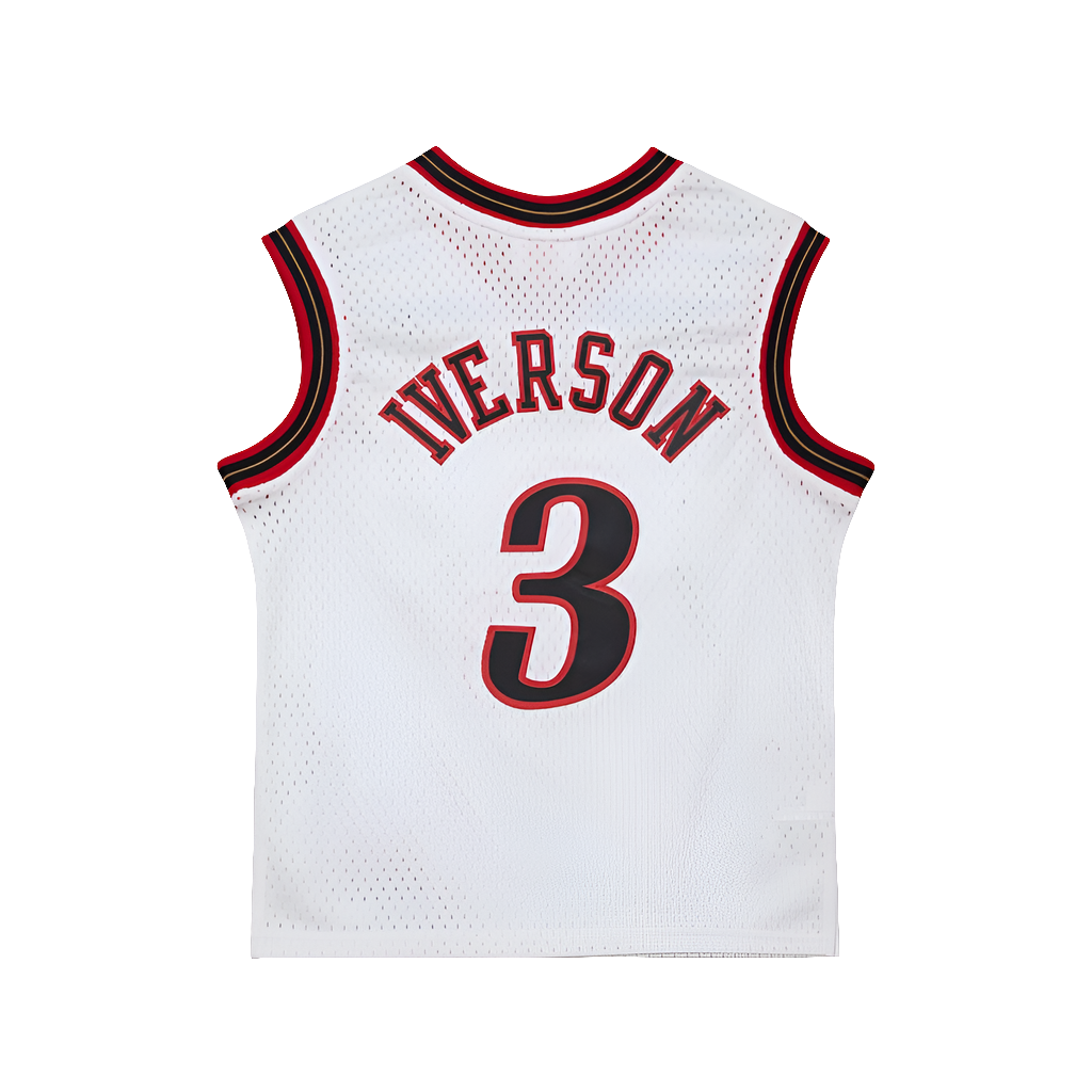 Philadelphia 76ers Kids Allen Iverson Mitchell & Ness Swingman jersey