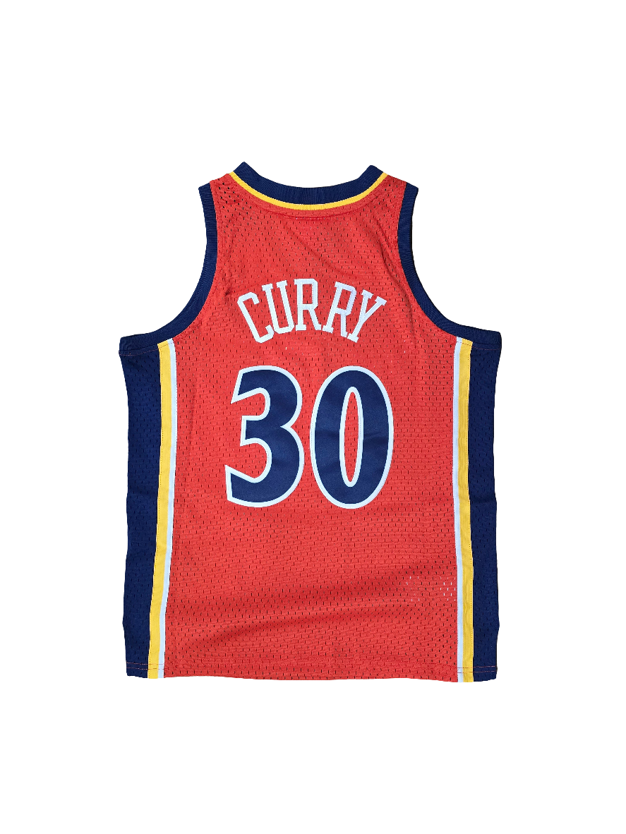 Golden State Kids Warriors Steph Curry Mitchell & Ness Swingman jersey