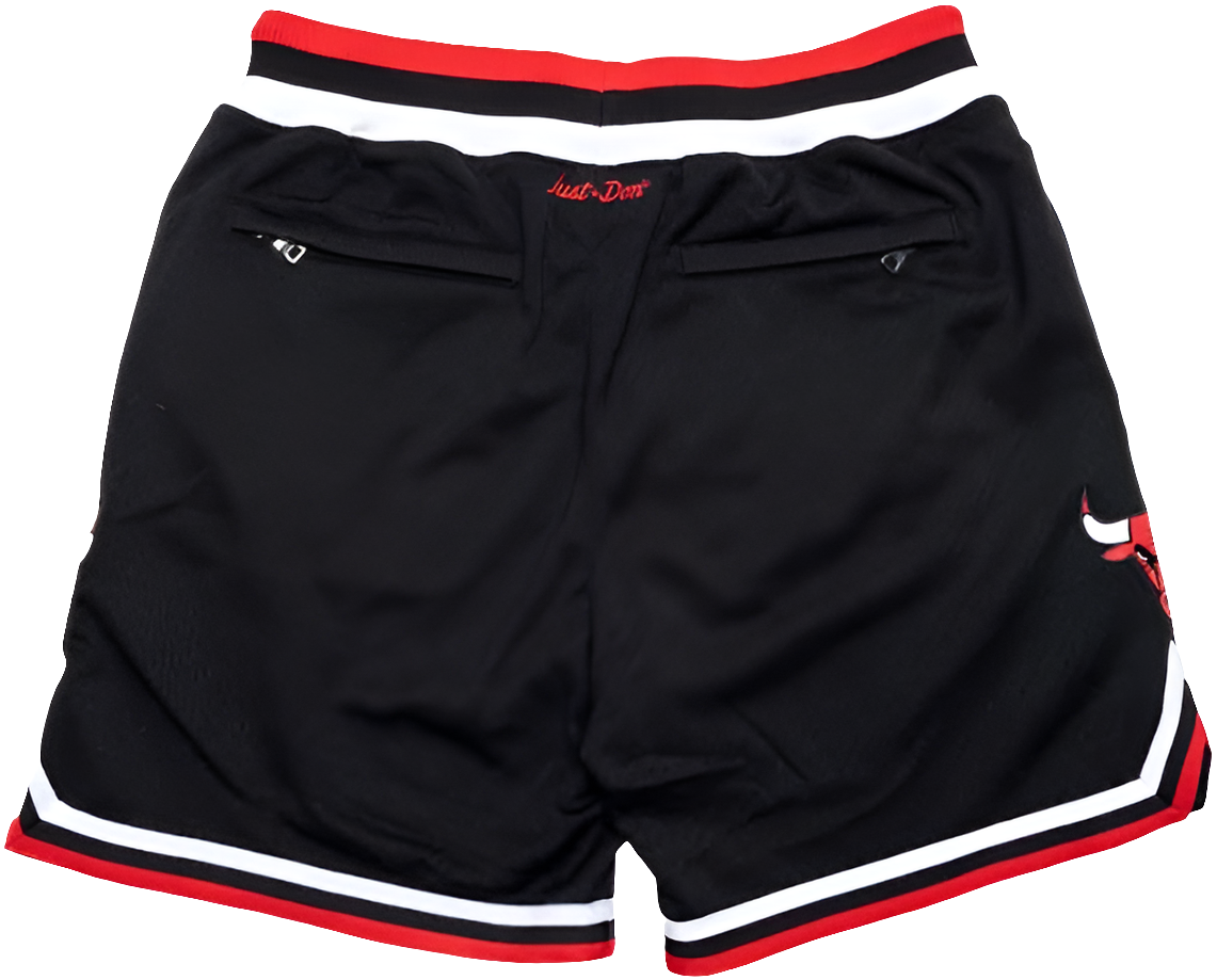 Chicago Bulls Just Don Premium Shorts- black