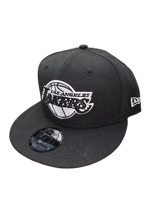 LA Lakers Black & White New Era 9Fifty Snapback