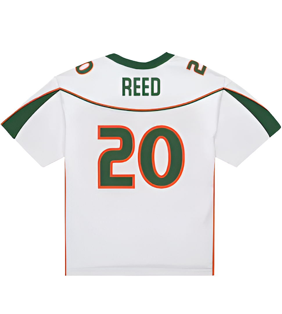 Miami Hurricanes Ed Reed 2001 Mitchell & Ness Collegiate jersey