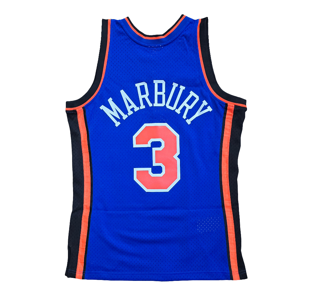 New York Knicks Stephon Marbury Mitchell & Ness swingman jersey