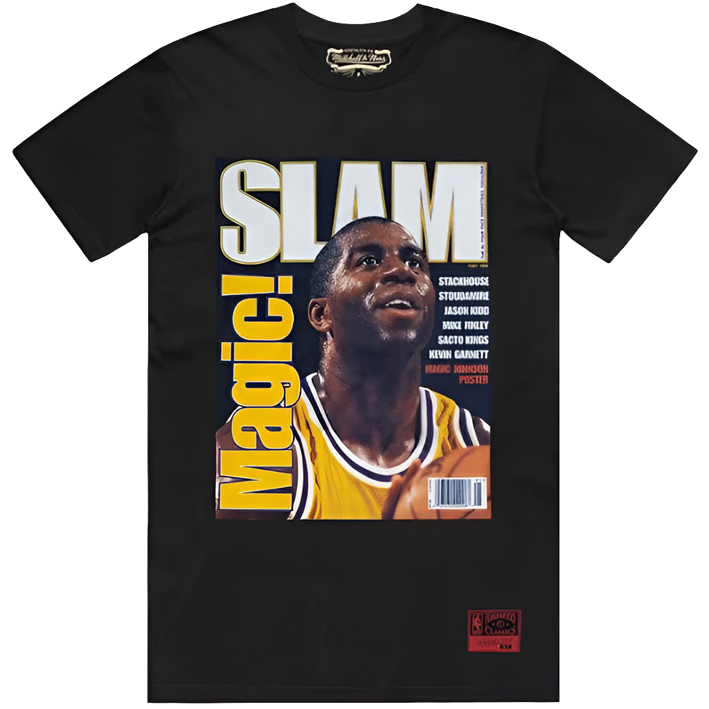 LA Lakers Magic Johnson Mitchell & Ness Slam t-shirt