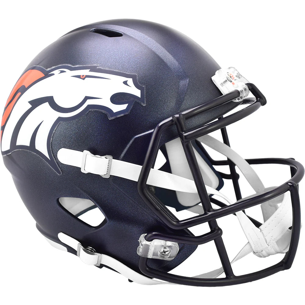 Denver Broncos Riddell FULL SIZE replica speed helmet