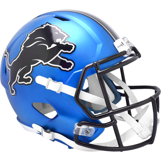 Detroit Lions FULL SIZE replica speed helmet alternate blue